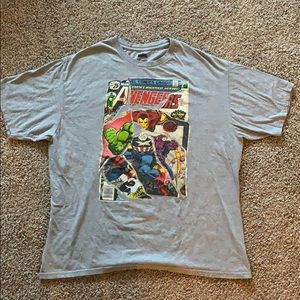 Marvel Avengers Comic Book Mashup T Shit